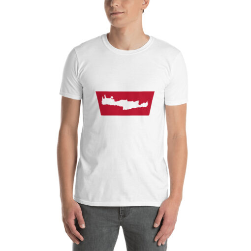 Crete Map Men’s T-shirt- allincrete.com