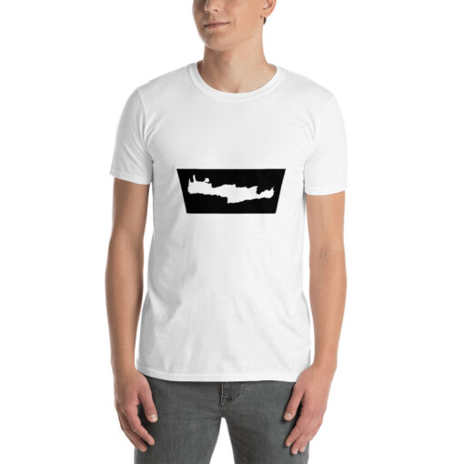 Crete Map Men’s T-shirt- allincrete.com