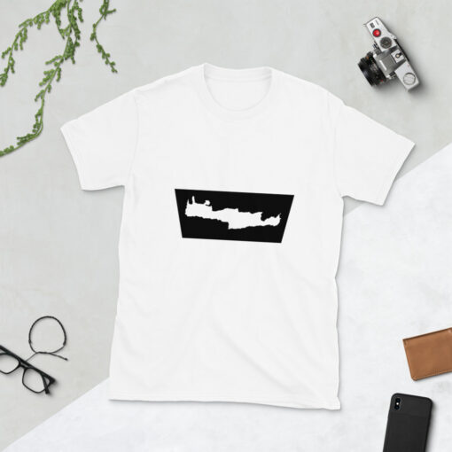 Crete Map Men’s T-shirt- allincrete.com